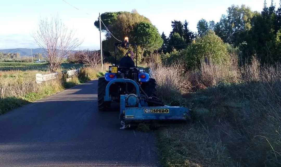 Le Case, l'erba tagliata a stagione finita